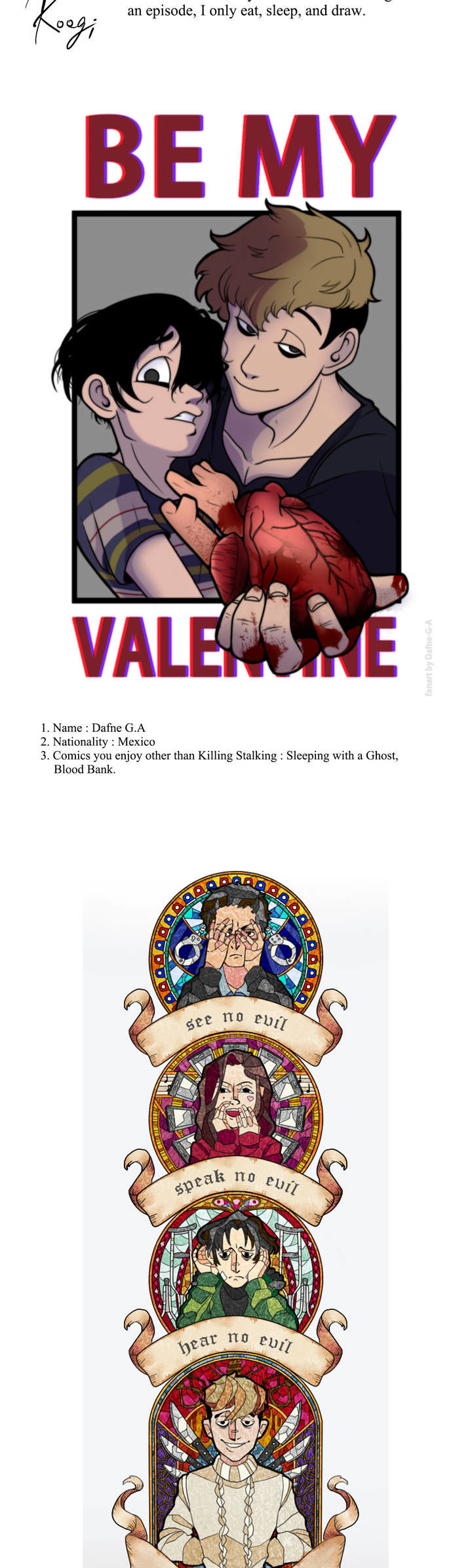Killing Stalking Chapter 19.6 page 5 - Chapter 19.6 : Killing Stalking Fan Event Pt. 1