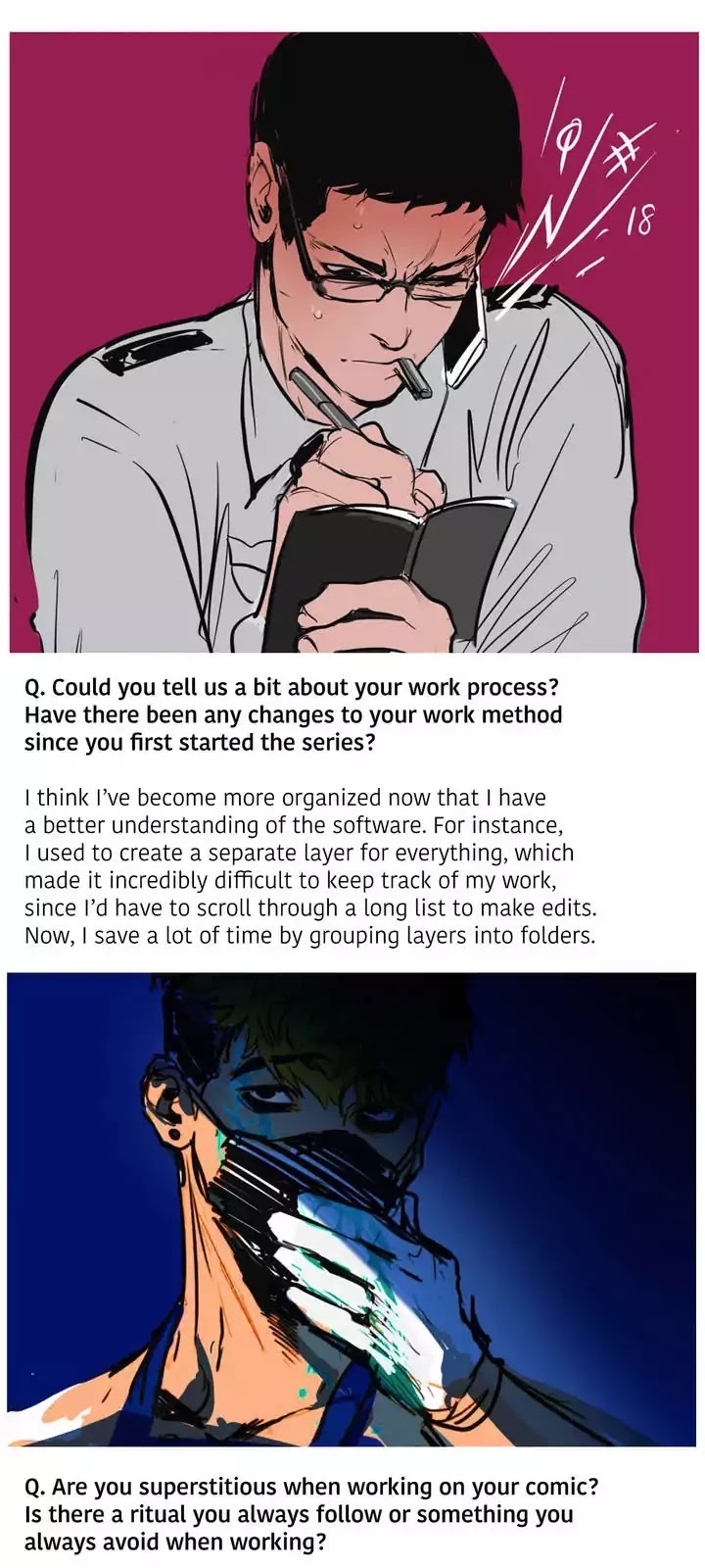 Killing Stalking Chapter 35.5 page 3 - Chapter 35.5: Q & A Special