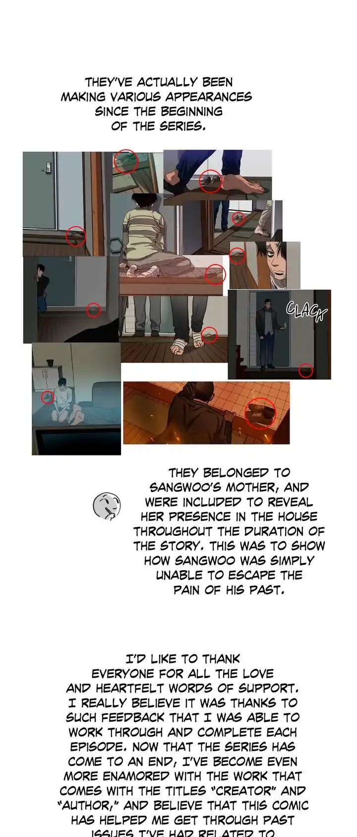Killing Stalking Chapter 67.5 page 7 - Epilogue: Creator's Note