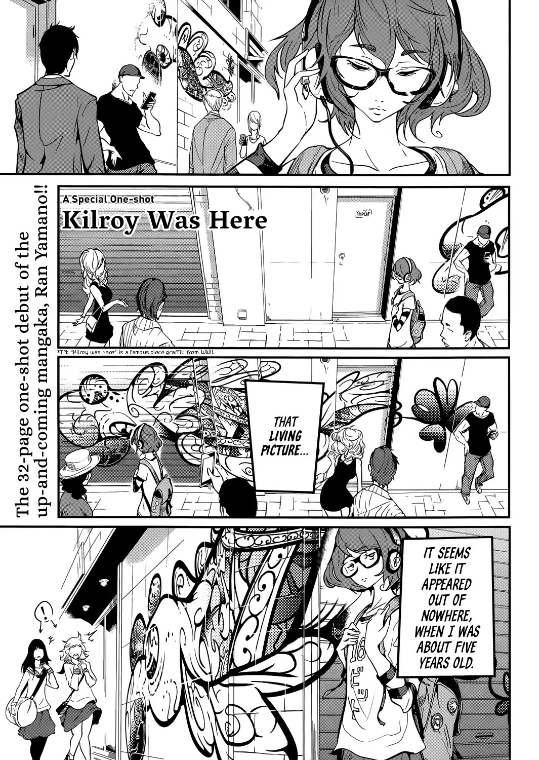 Kilroy Was Here Chapter 0 page 3 - Chapter 0: Oneshot