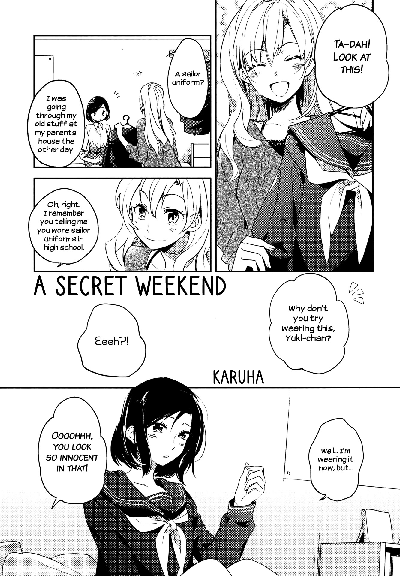 Kimashi! Chapter 3 page 1 - Chapter 3: A Secret Weekend by Karuha