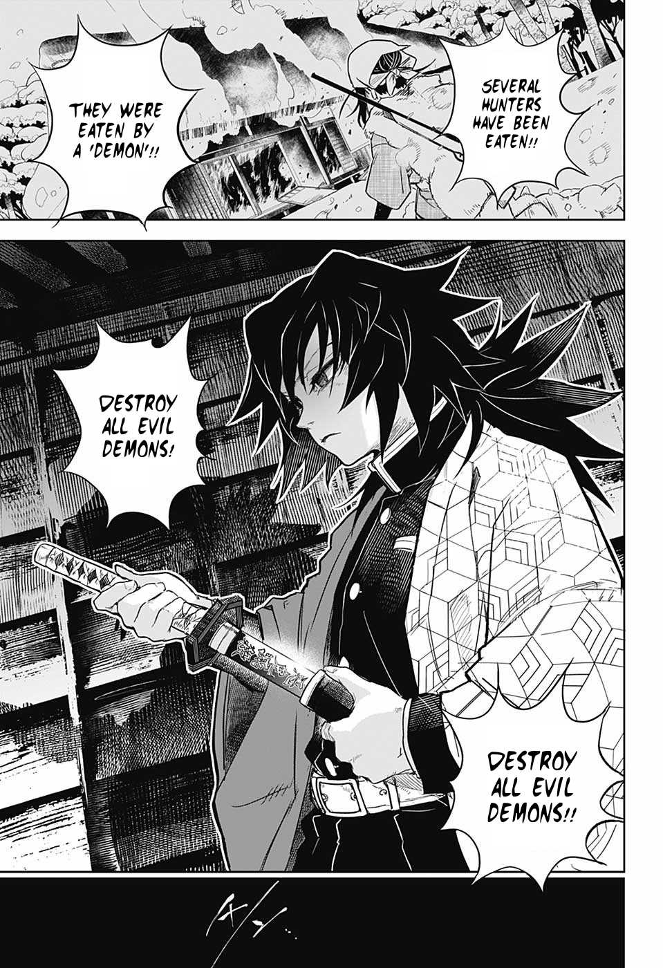 Kimetsu no Yaiba: Tomioka Giyuu Gaiden Chapter 1 page 5 - Chapter 1: Part One