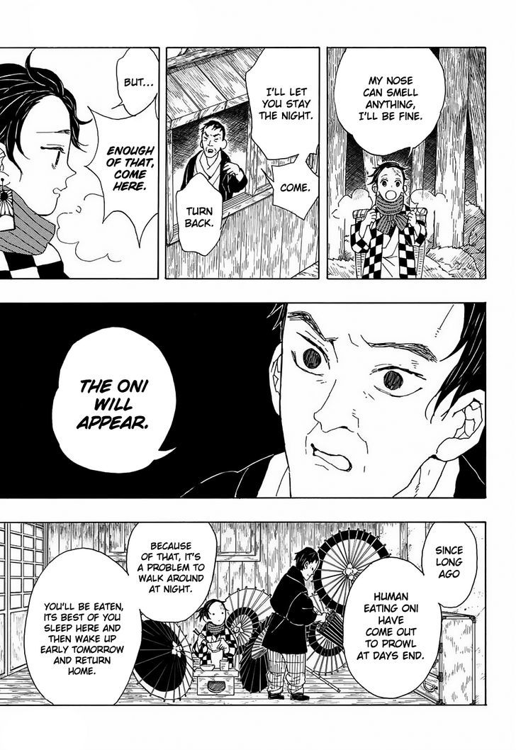 Kimetsu no Yaiba Chapter 1 page 10 - Chapter 1: Cruelty