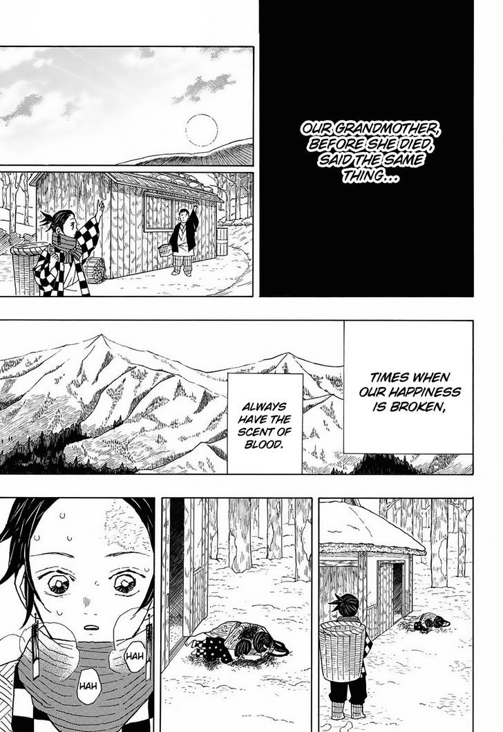 Kimetsu no Yaiba Chapter 1 page 12 - Chapter 1: Cruelty
