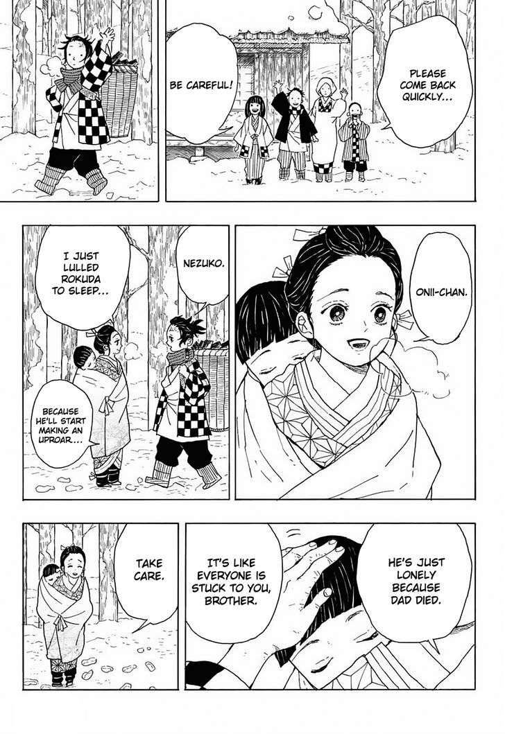 Kimetsu no Yaiba Chapter 1 page 6 - Chapter 1: Cruelty