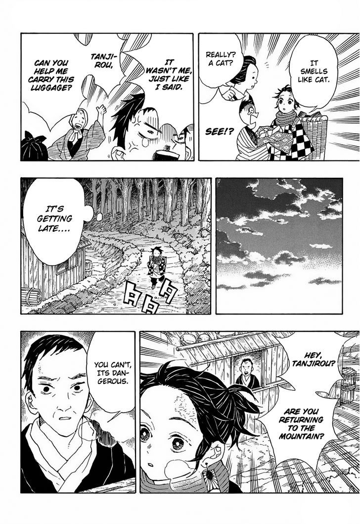 Kimetsu no Yaiba Chapter 1 page 9 - Chapter 1: Cruelty