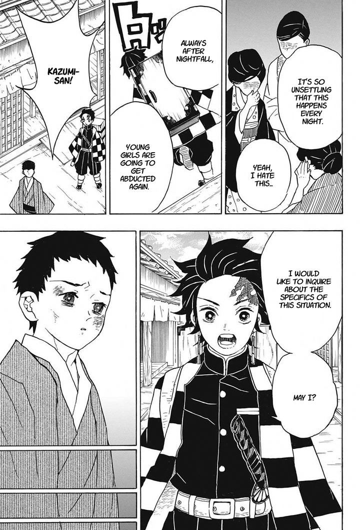 Kimetsu no Yaiba Chapter 10 page 5 - Chapter 10: Kidnapper's Bog