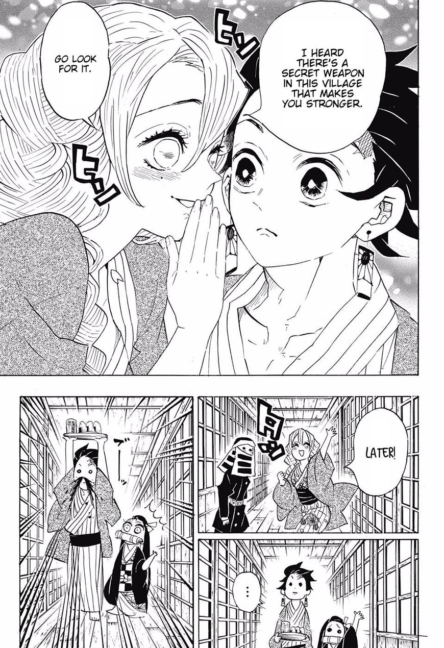 Kimetsu no Yaiba Chapter 101 page 17 - Chapter 101: A Secret