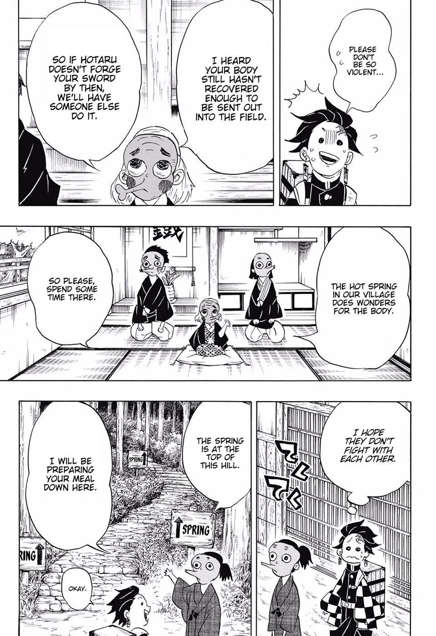 Kimetsu no Yaiba Chapter 101 page 5 - Chapter 101: A Secret