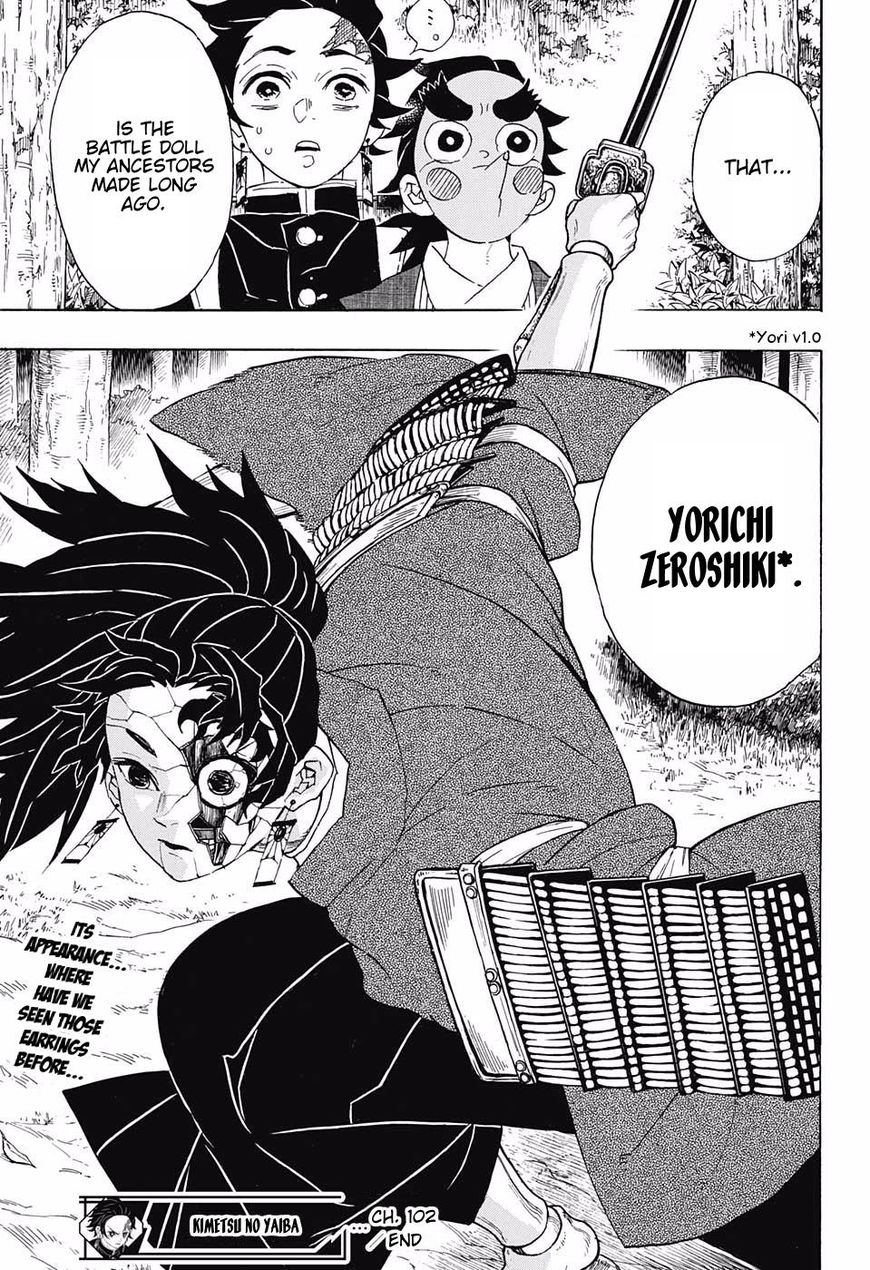 Kimetsu no Yaiba Chapter 102 page 19 - Chapter 102: Hello Tokito