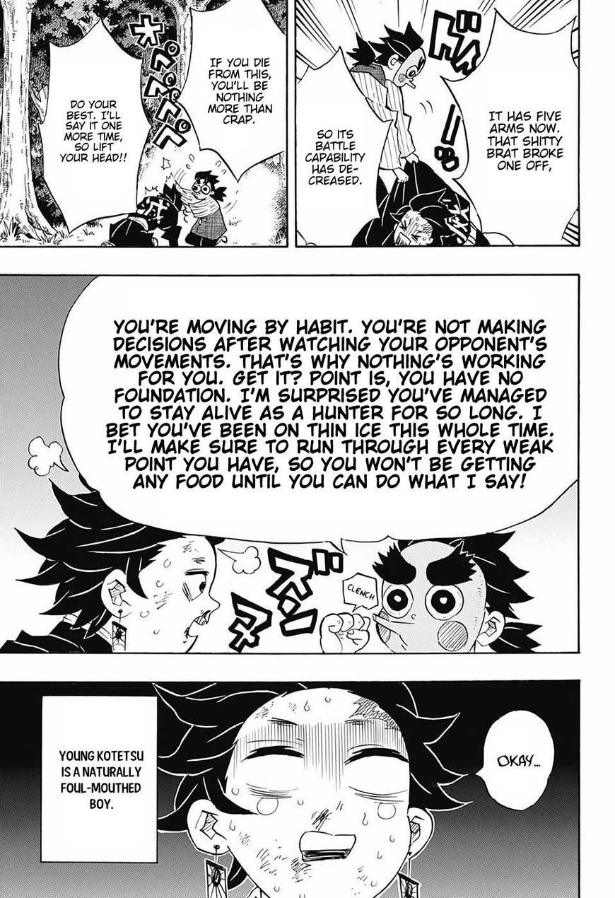 Kimetsu no Yaiba Chapter 104 page 3 - Chapter 104: Kotetsu