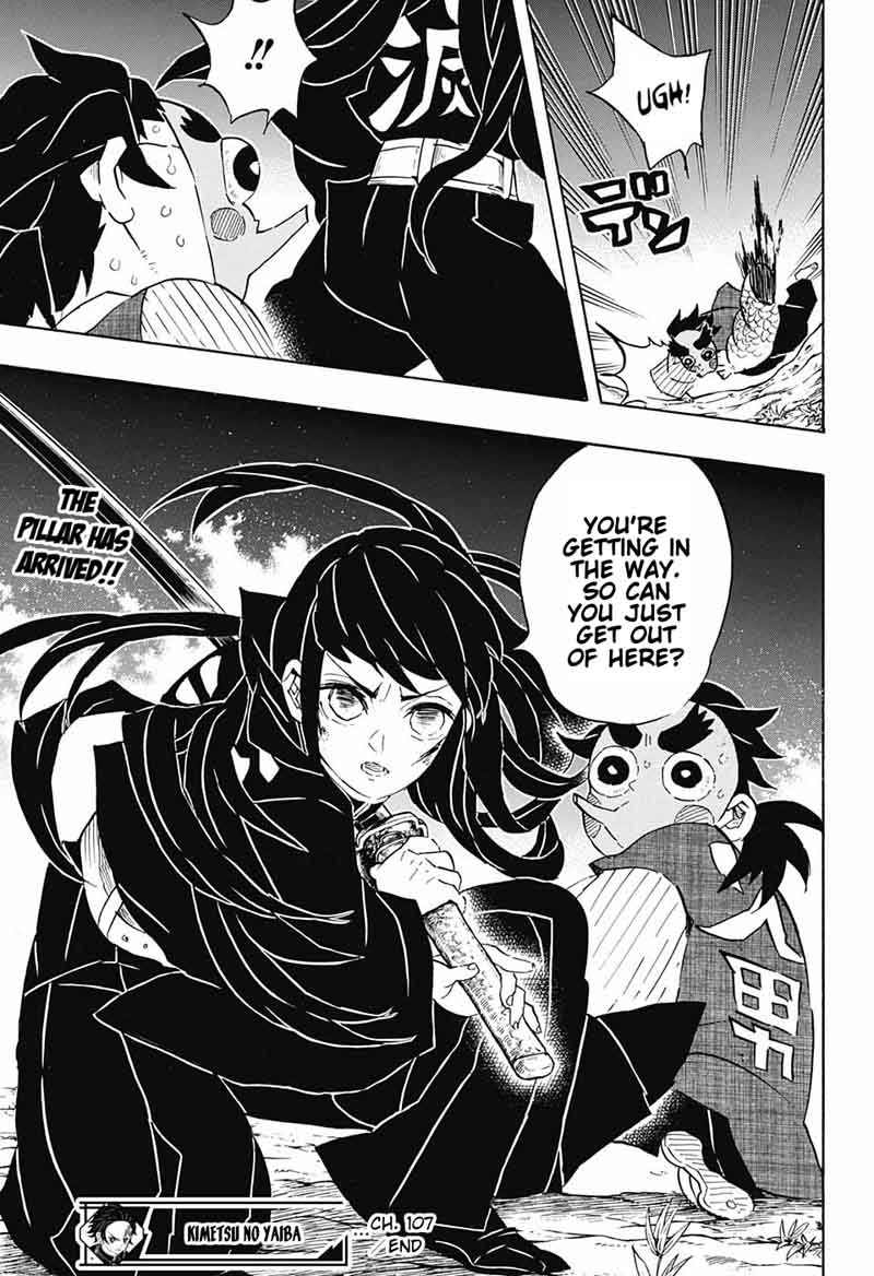 Kimetsu no Yaiba Chapter 107 page 19 - Chapter 107: In The Way