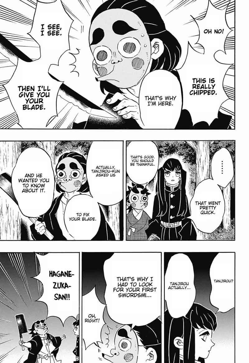 Kimetsu no Yaiba Chapter 110 page 17 - Chapter 110: Sneaking Around