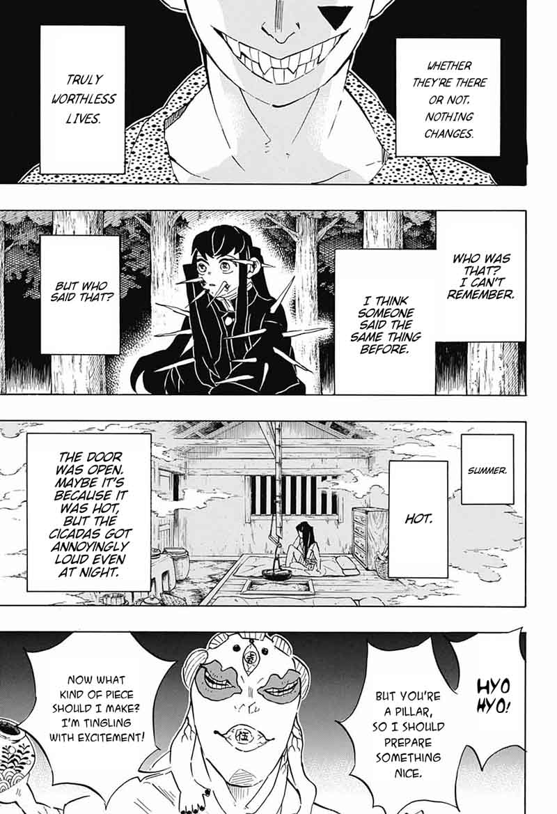 Kimetsu no Yaiba Chapter 111 page 15 - Chapter 111: Pretentious Artist