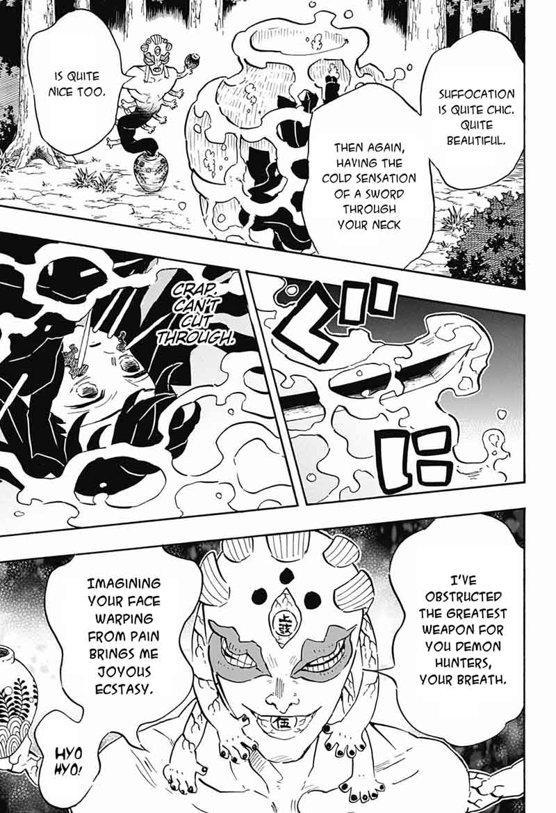 Kimetsu no Yaiba Chapter 111 page 19 - Chapter 111: Pretentious Artist