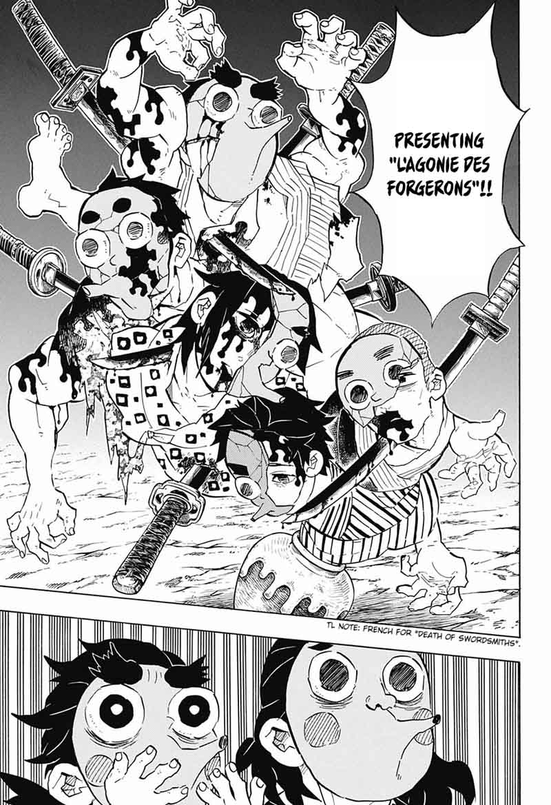 Kimetsu no Yaiba Chapter 111 page 3 - Chapter 111: Pretentious Artist