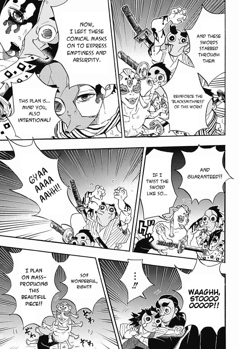 Kimetsu no Yaiba Chapter 111 page 5 - Chapter 111: Pretentious Artist