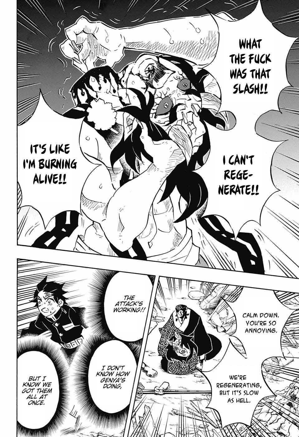 Kimetsu no Yaiba Chapter 113 page 13 - Chapter 113: Bright Red Blade