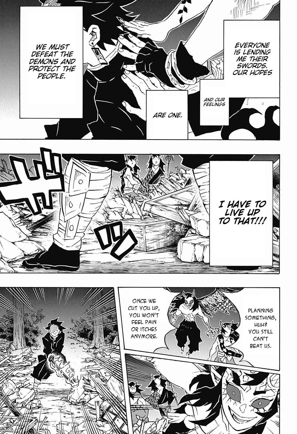 Kimetsu no Yaiba Chapter 113 page 5 - Chapter 113: Bright Red Blade