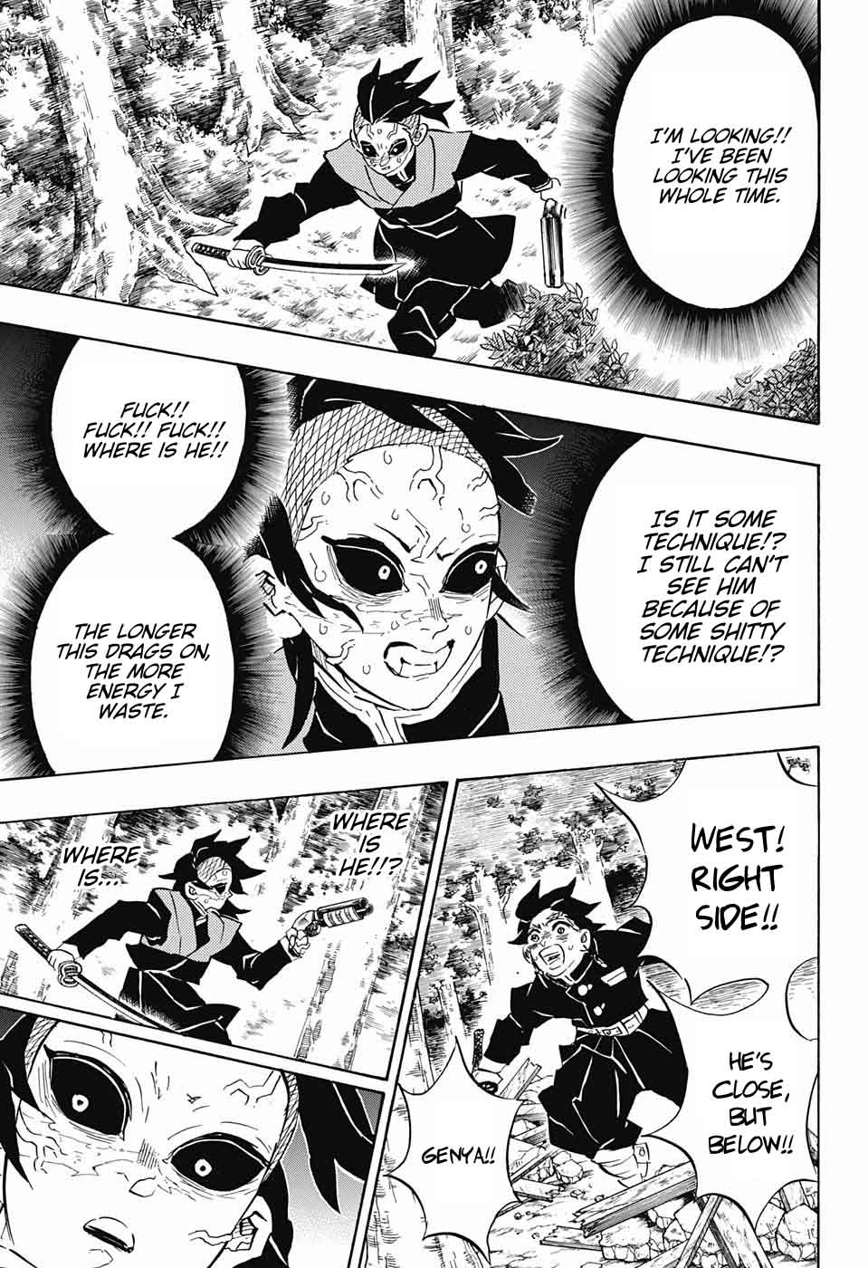 Kimetsu no Yaiba Chapter 114 page 11 - Chapter 114: Wanted: Respect