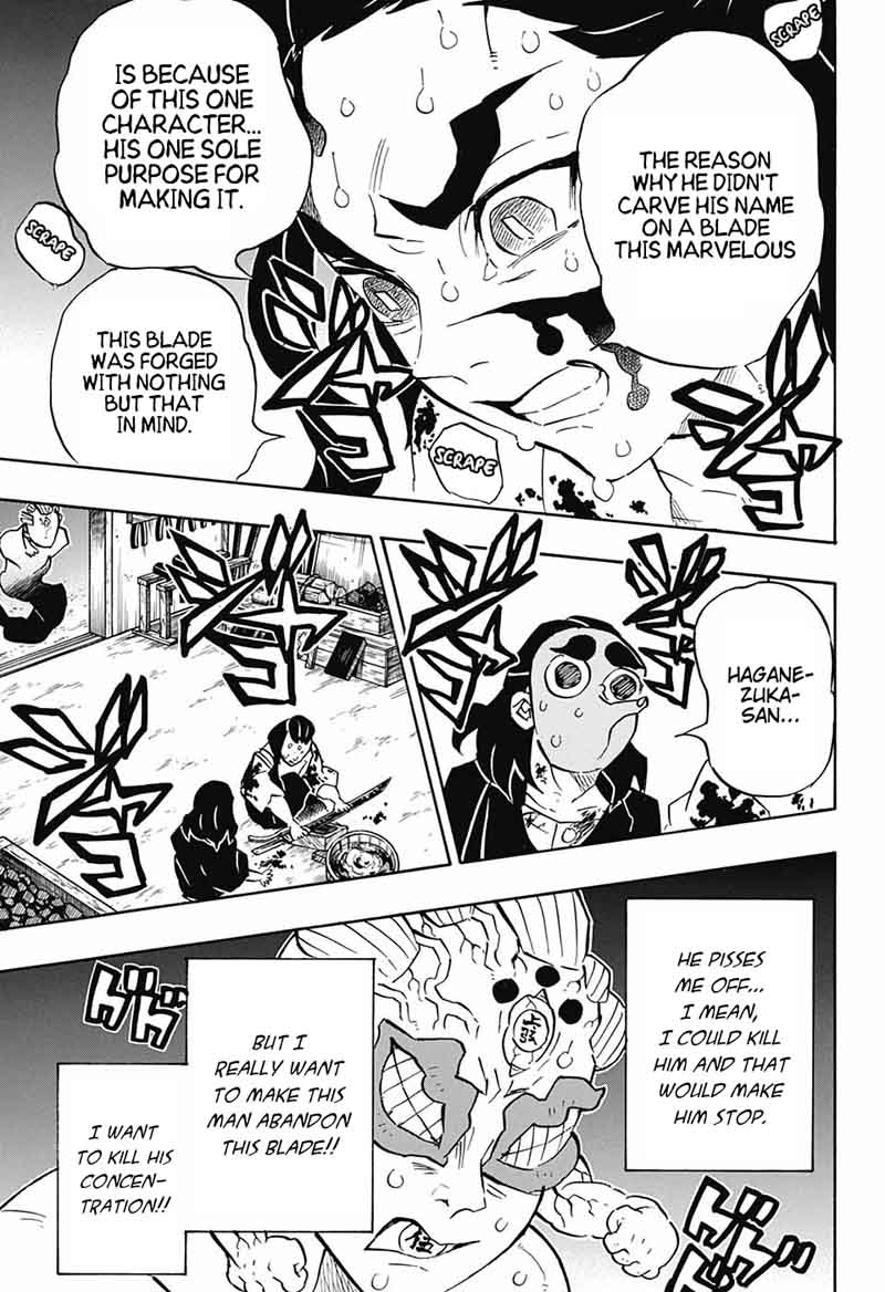 Kimetsu no Yaiba Chapter 117 page 11 - Chapter 117: Swordsmith