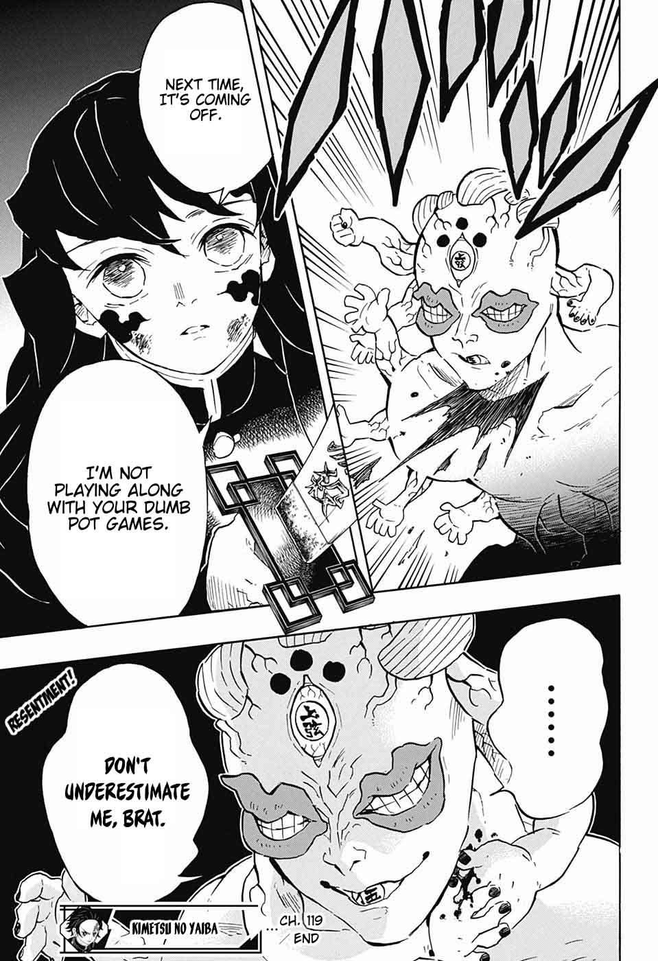Kimetsu no Yaiba Chapter 119 page 18 - Chapter 119: Coming Back