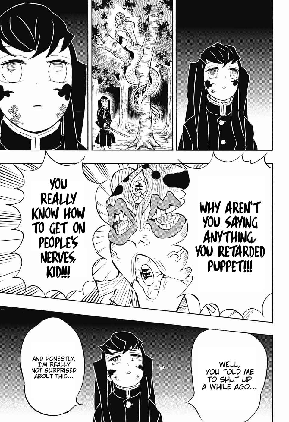 Kimetsu no Yaiba Chapter 120 page 13 - Chapter 120: Trading Insults