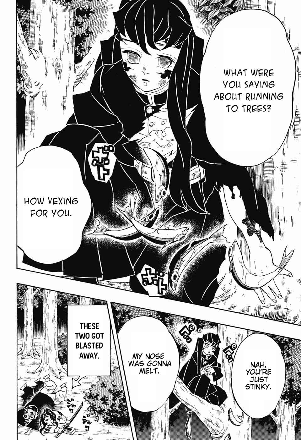 Kimetsu no Yaiba Chapter 120 page 16 - Chapter 120: Trading Insults