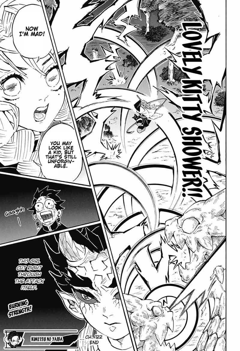 Kimetsu no Yaiba Chapter 122 page 19 - Chapter 122: A Passing Moment of Excitement
