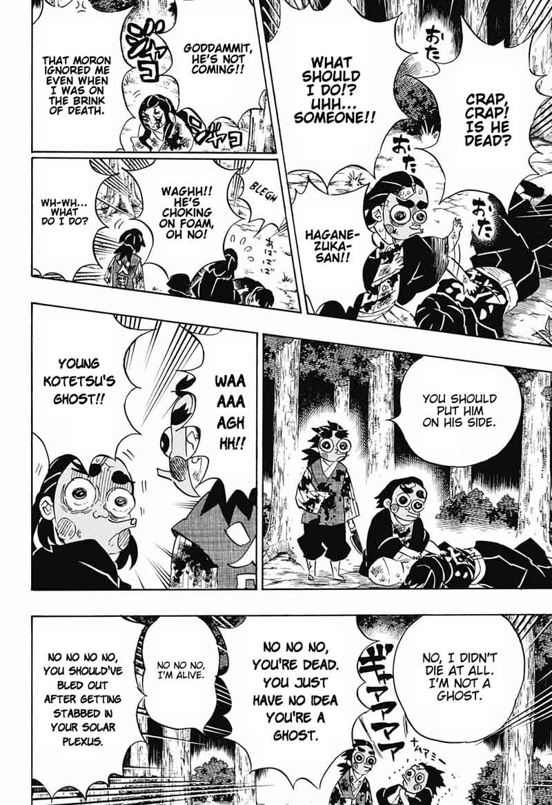 Kimetsu no Yaiba Chapter 122 page 4 - Chapter 122: A Passing Moment of Excitement