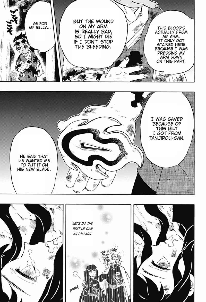 Kimetsu no Yaiba Chapter 122 page 5 - Chapter 122: A Passing Moment of Excitement