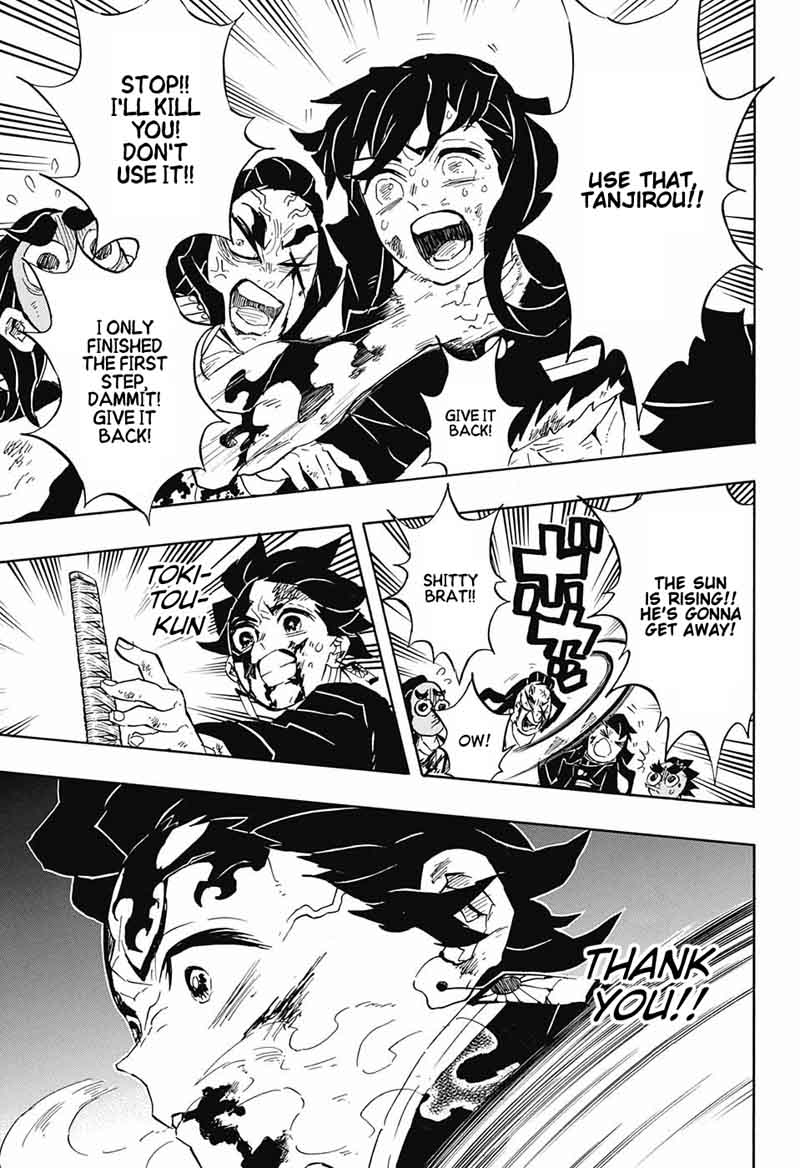 Kimetsu no Yaiba Chapter 125 page 19 - Chapter 125: Dawn Approaches