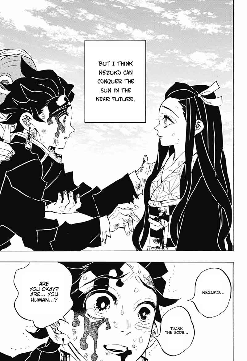 Kimetsu no Yaiba Chapter 127 page 3 - Chapter 127: The Rumble of Victory