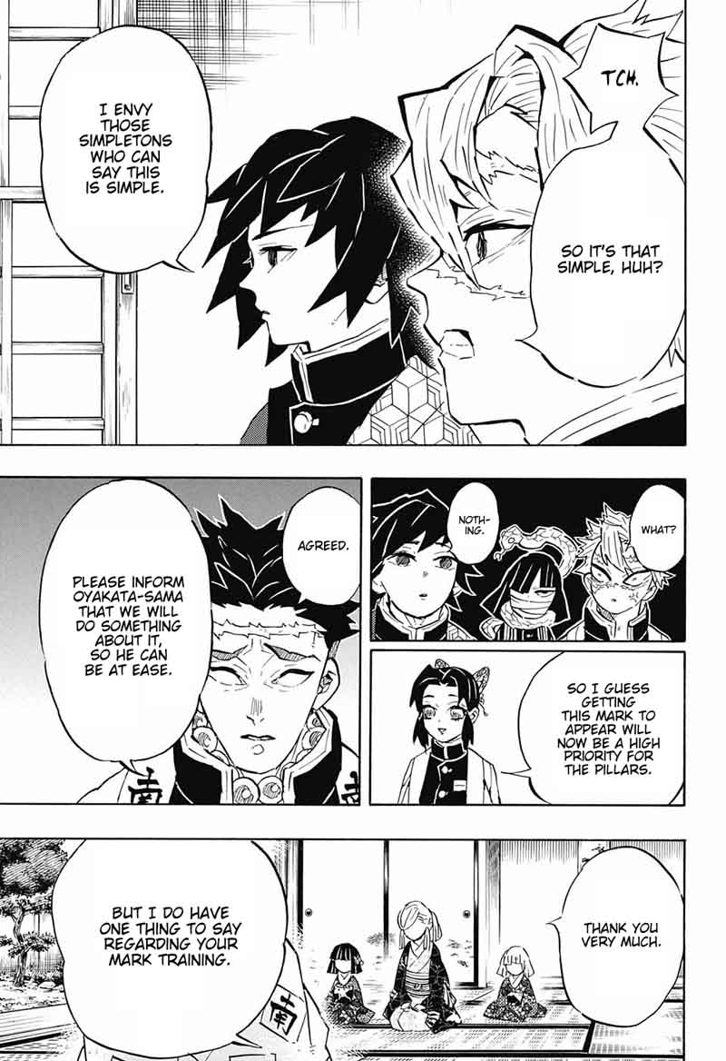 Kimetsu no Yaiba Chapter 129 page 5 - Chapter 129: To Become a Marked One