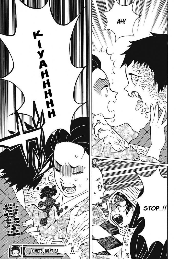 Kimetsu no Yaiba Chapter 13 page 19 - Chapter 13: It Was You