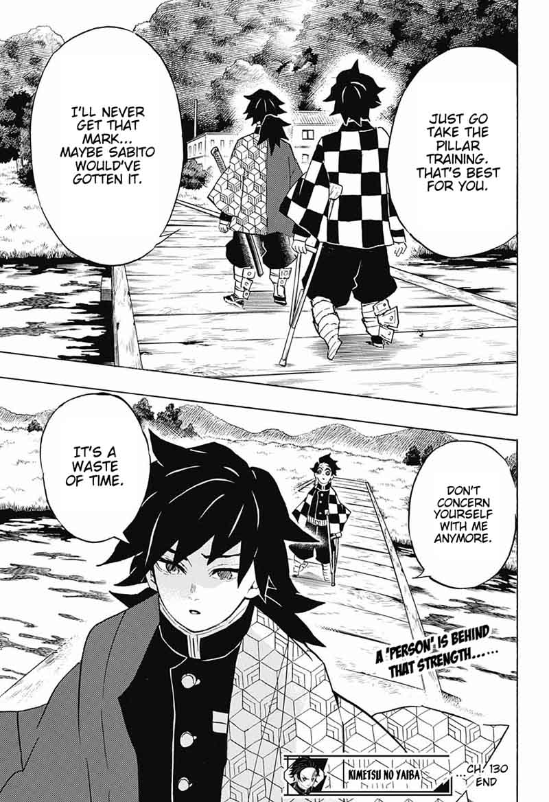 Kimetsu no Yaiba Chapter 130 page 19 - Chapter 130: A Place to Be