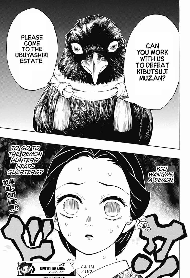 Kimetsu no Yaiba Chapter 131 page 21 - Chapter 131: Visitor
