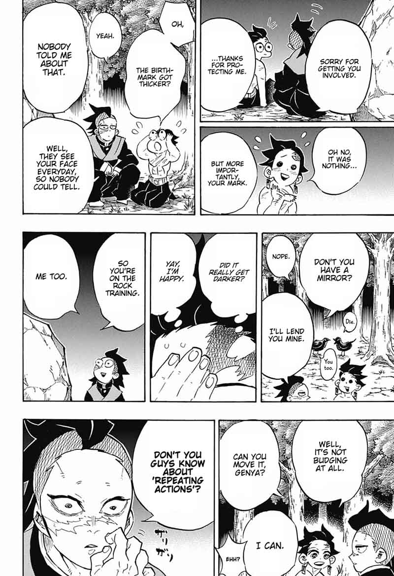 Kimetsu no Yaiba Chapter 134 page 16 - Chapter 134: Repetitive Action