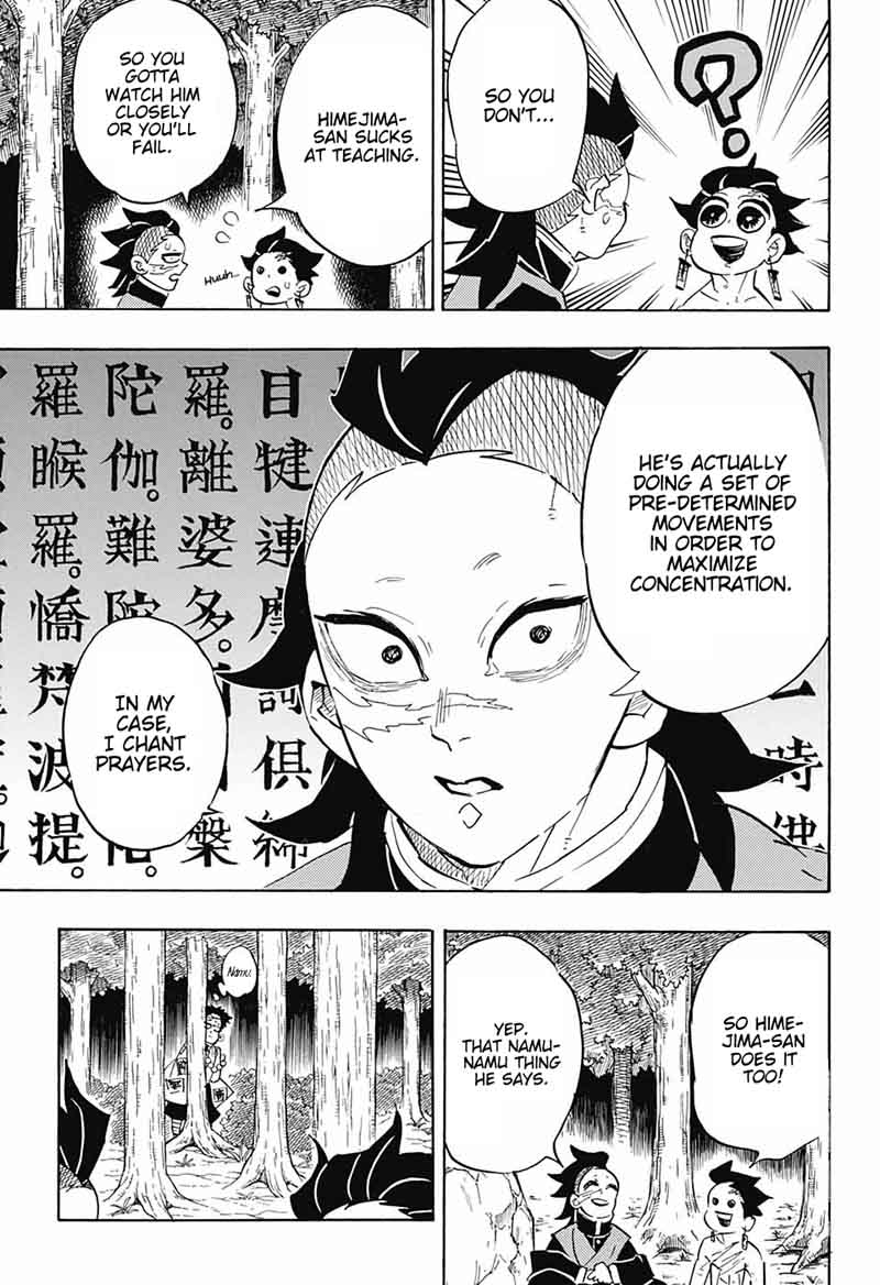 Kimetsu no Yaiba Chapter 134 page 17 - Chapter 134: Repetitive Action