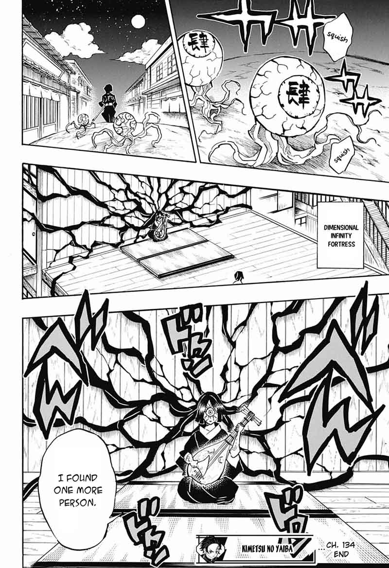 Kimetsu no Yaiba Chapter 134 page 18 - Chapter 134: Repetitive Action