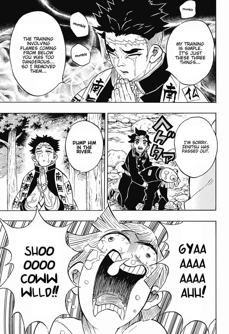 Kimetsu no Yaiba Chapter 134 page 3 - Chapter 134: Repetitive Action