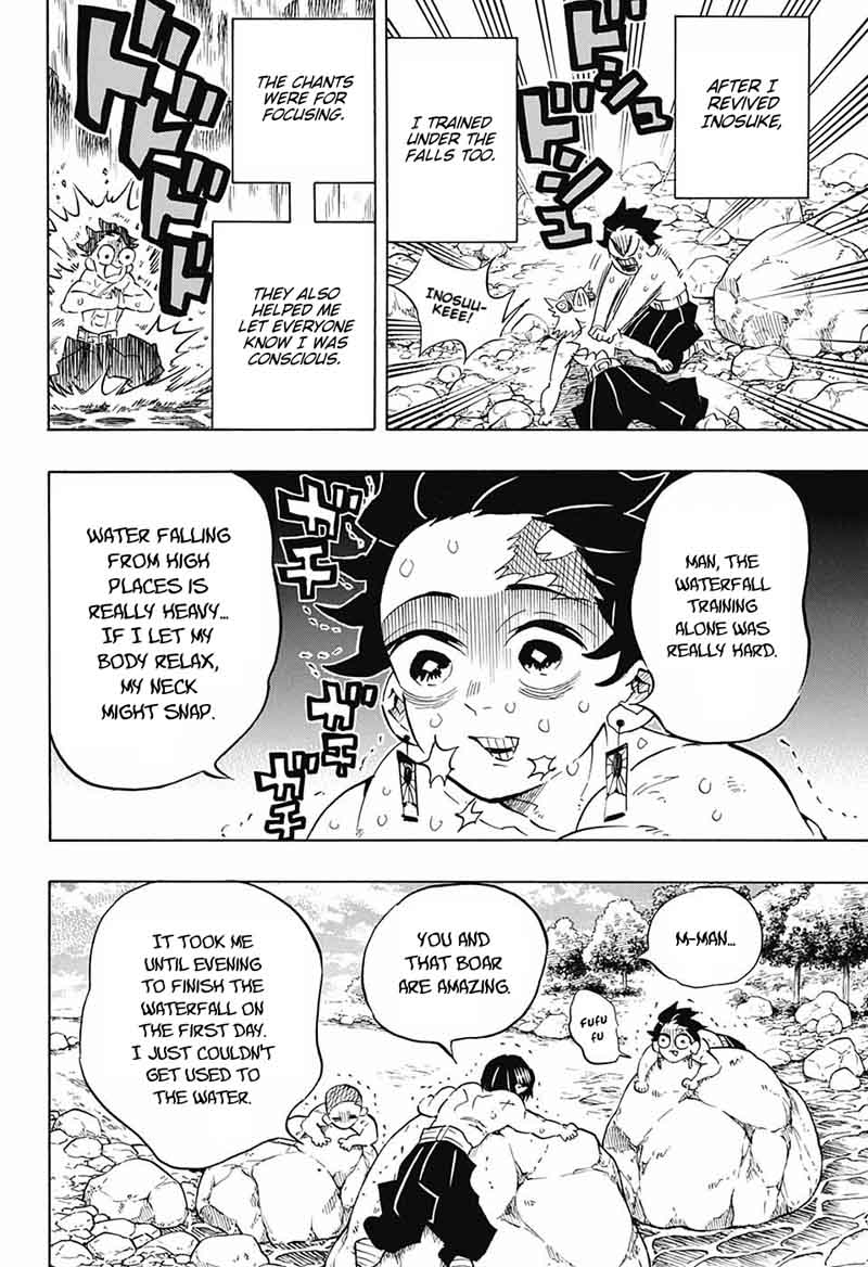 Kimetsu no Yaiba Chapter 134 page 6 - Chapter 134: Repetitive Action