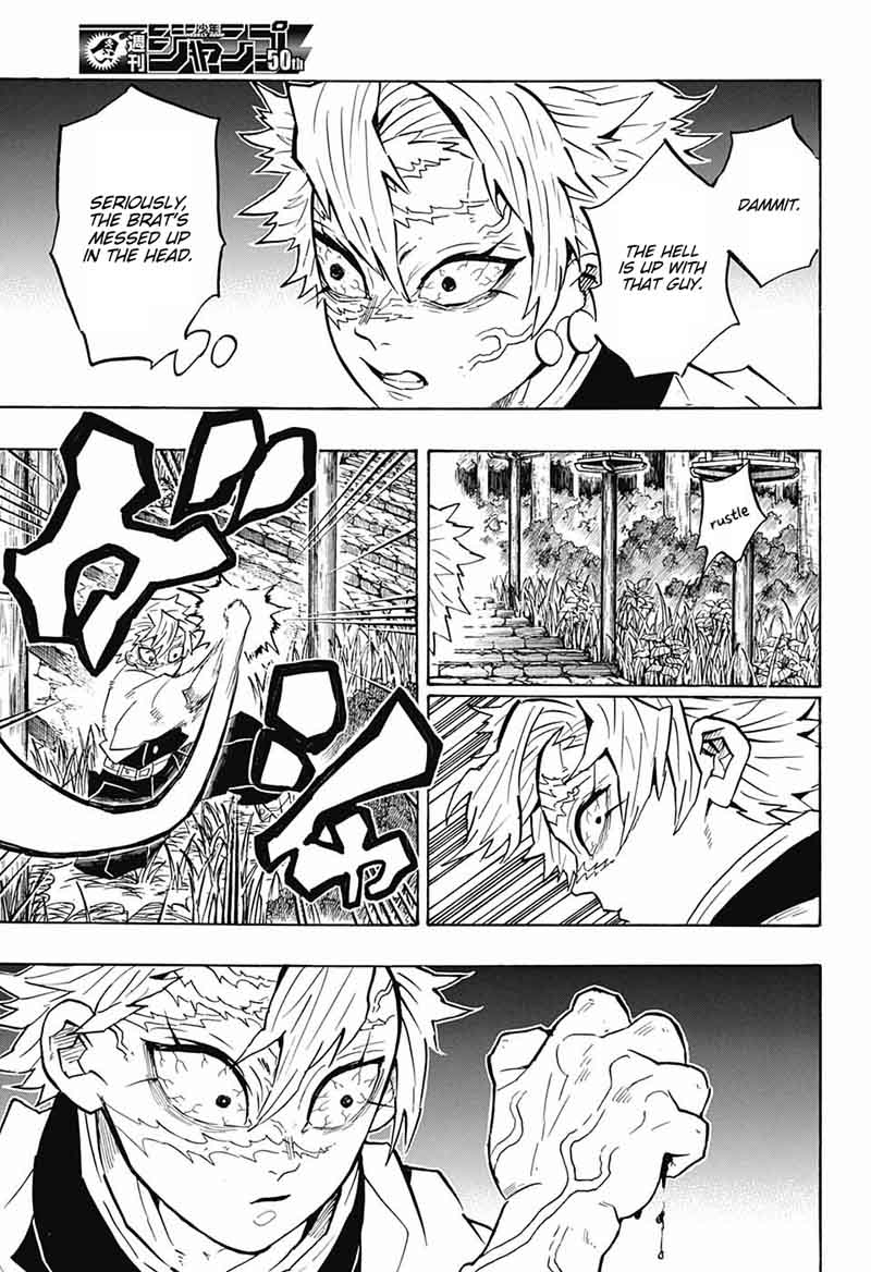 Kimetsu no Yaiba Chapter 136 page 17 - Chapter 136: Moving