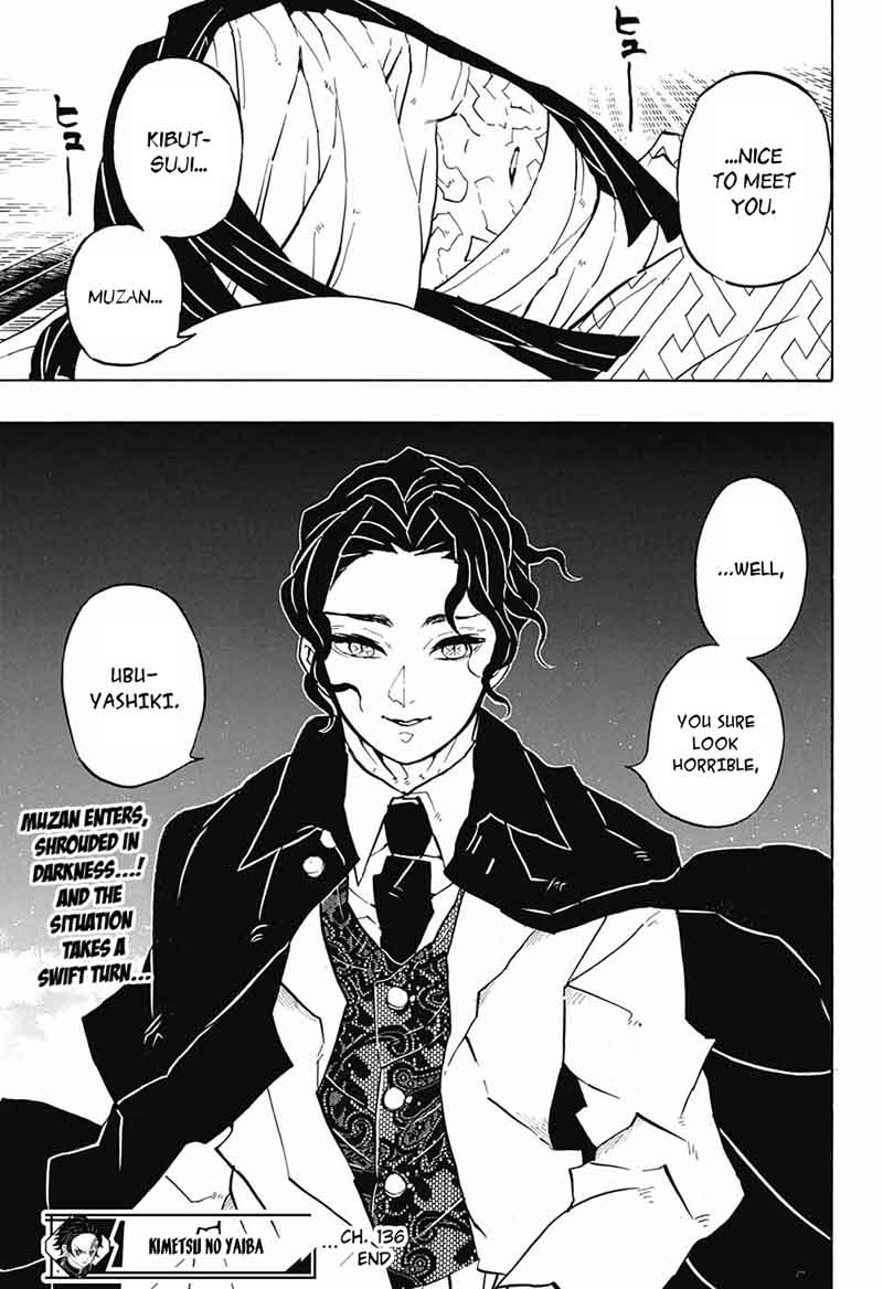 Kimetsu no Yaiba Chapter 136 page 19 - Chapter 136: Moving