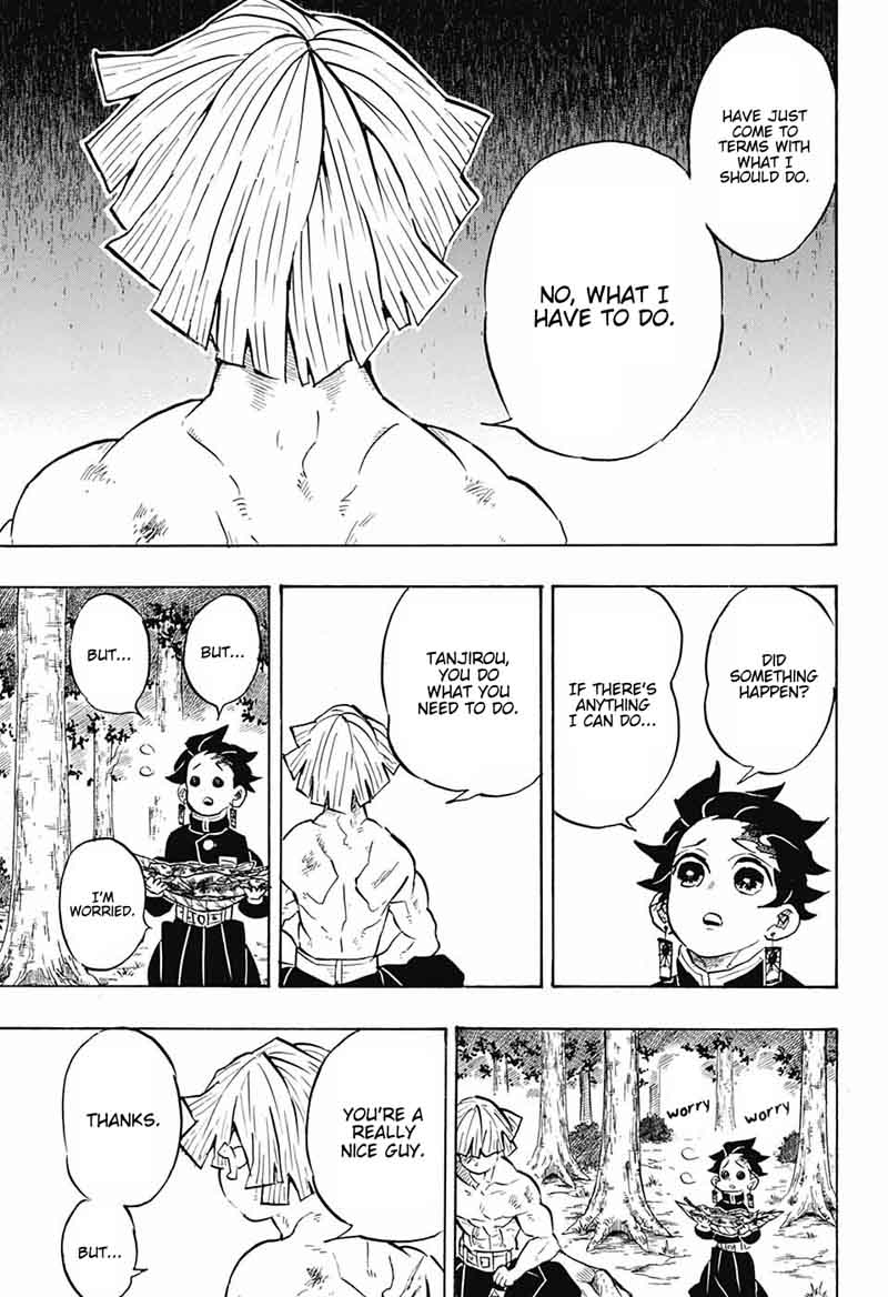 Kimetsu no Yaiba Chapter 136 page 5 - Chapter 136: Moving