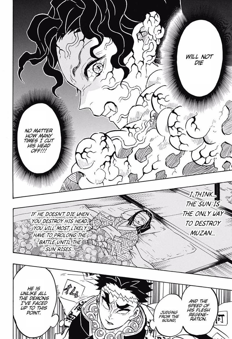 Kimetsu no Yaiba Chapter 139 page 6 - Chapter 139: Falling