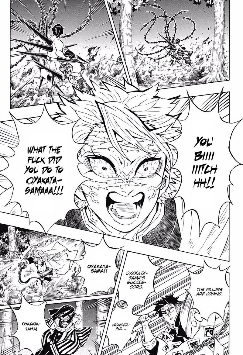 Kimetsu no Yaiba Chapter 139 page 9 - Chapter 139: Falling