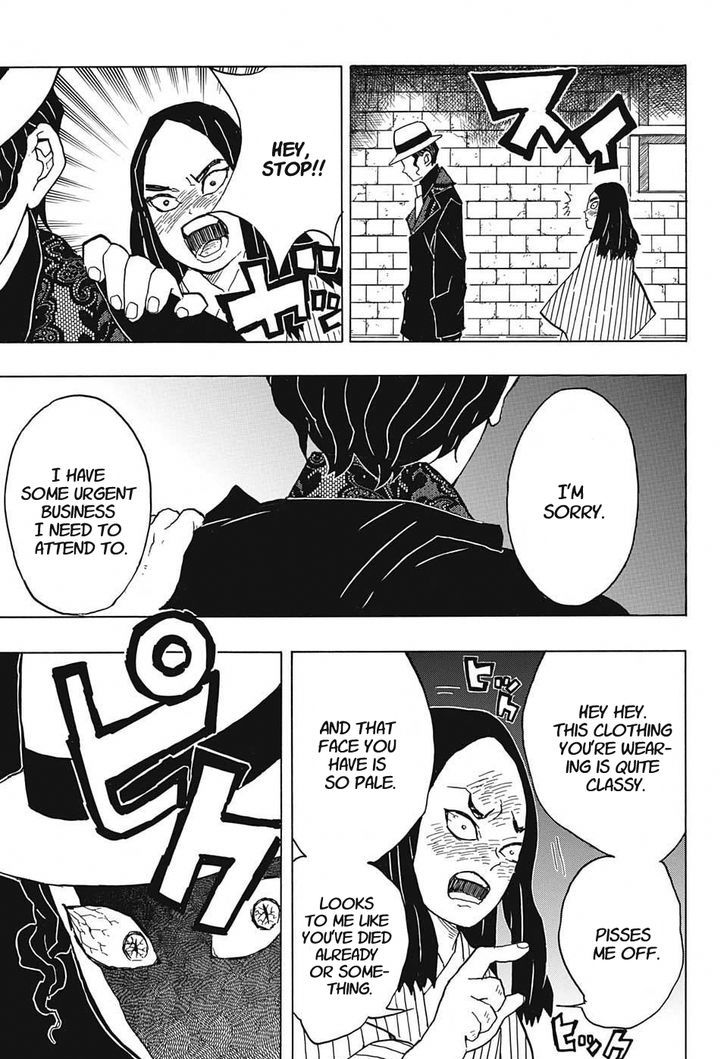 Kimetsu no Yaiba Chapter 14 page 13 - Chapter 14: Kibutsuji's Wrath / The Smell of Enchanting Blood