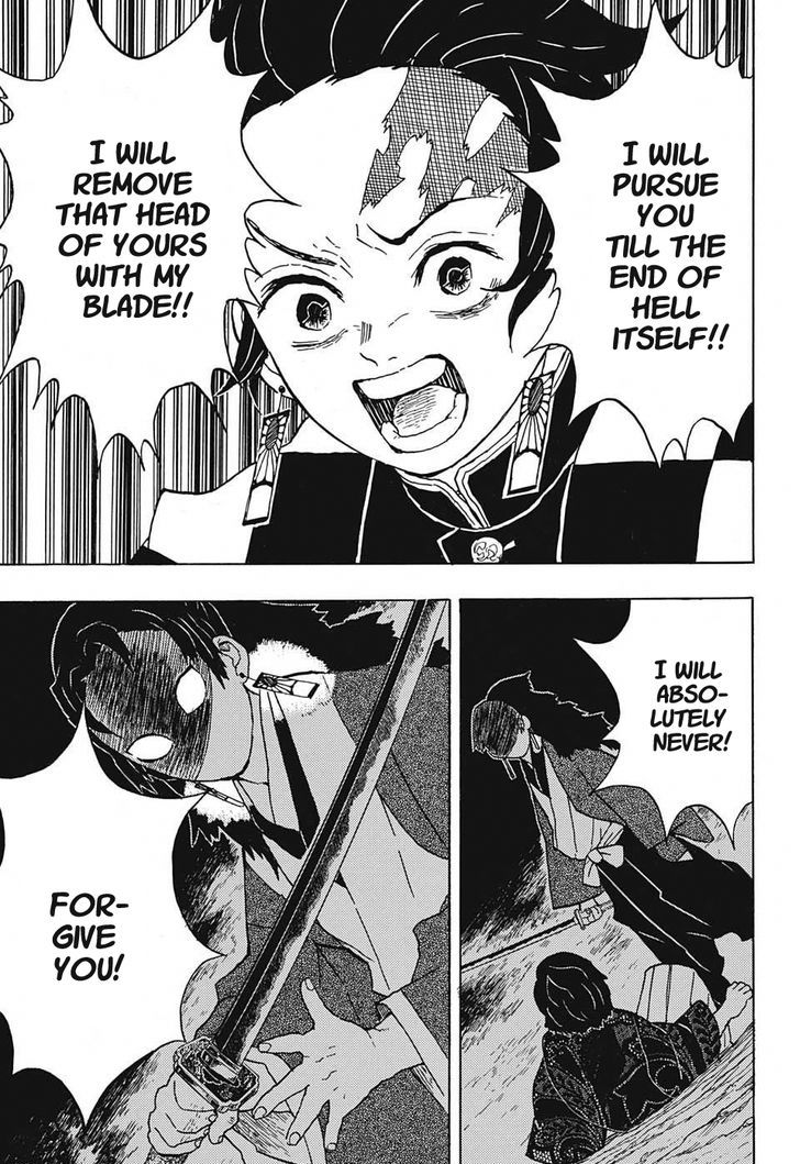 Kimetsu no Yaiba Chapter 14 page 5 - Chapter 14: Kibutsuji's Wrath / The Smell of Enchanting Blood