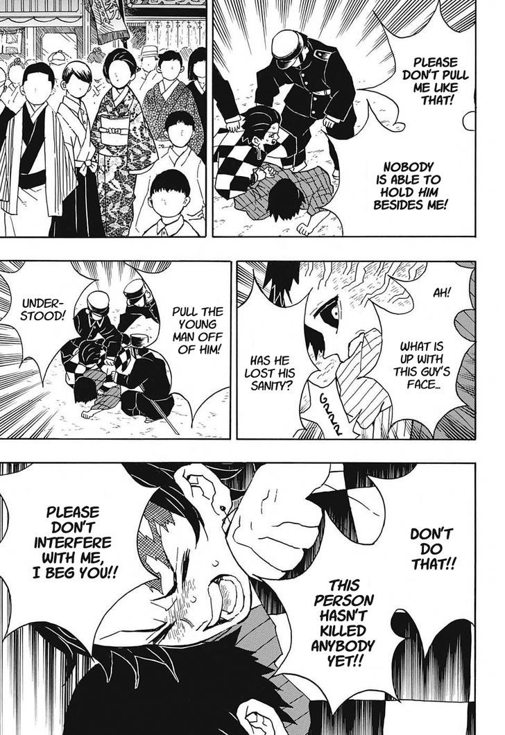 Kimetsu no Yaiba Chapter 14 page 7 - Chapter 14: Kibutsuji's Wrath / The Smell of Enchanting Blood